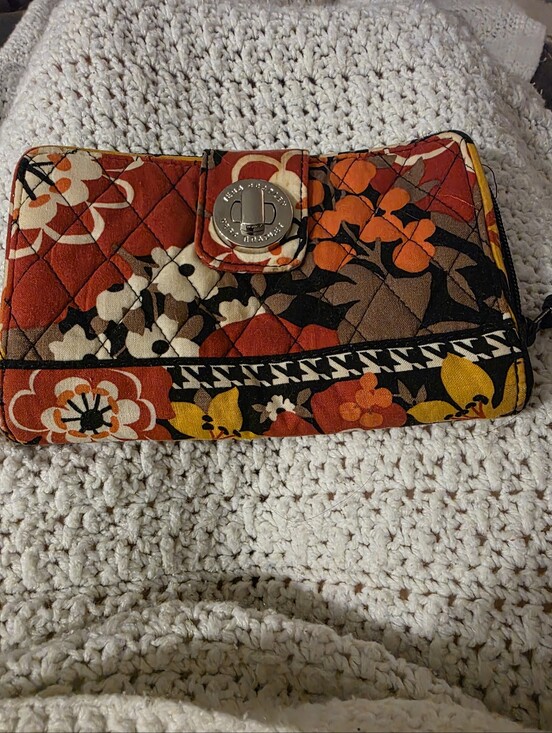 Vera Bradley Handbags - Vera Bradley "Bittersweat" Quilted Zip Wallet
